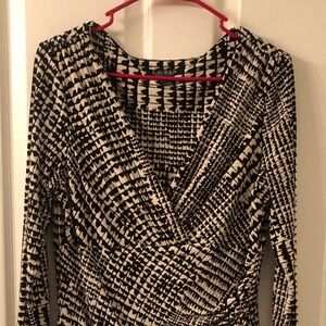 Ralph Lauren black and white dress